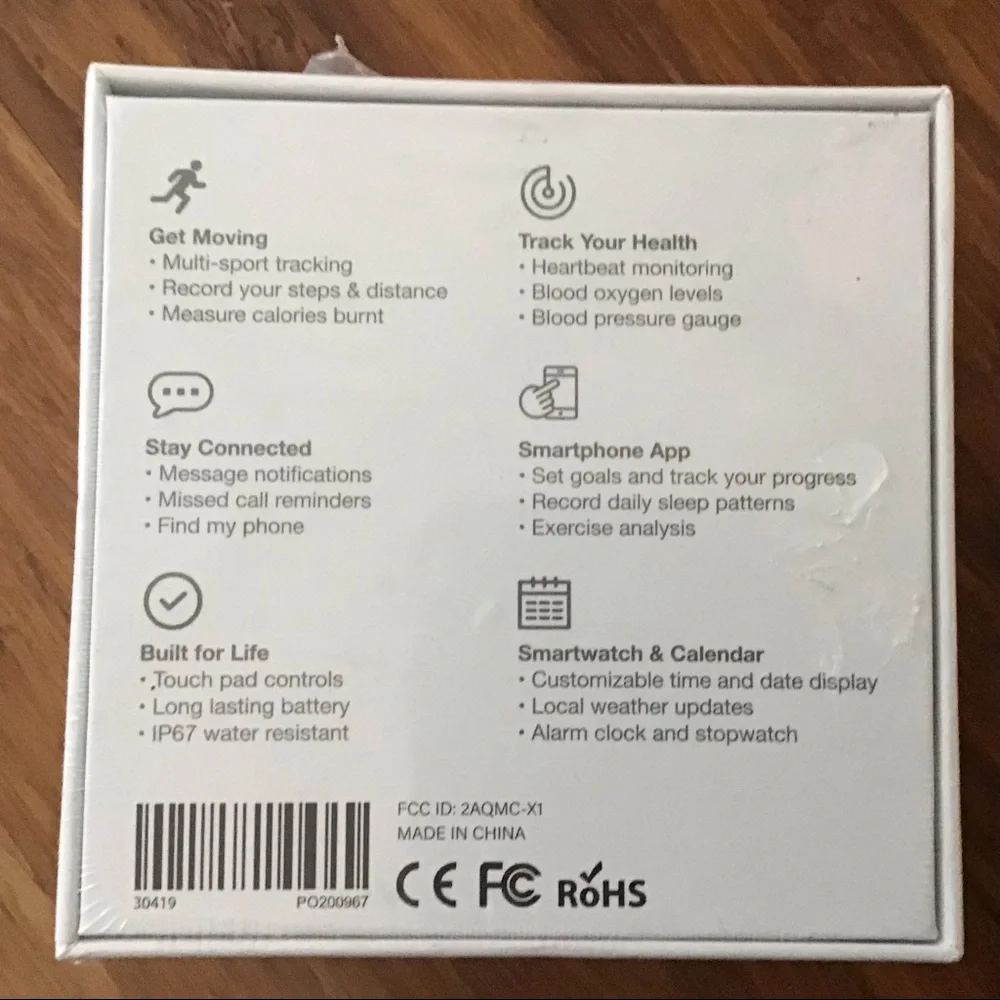 Koretrek Smart Watch / Health Monitor - NEW IN BOX (unopened)